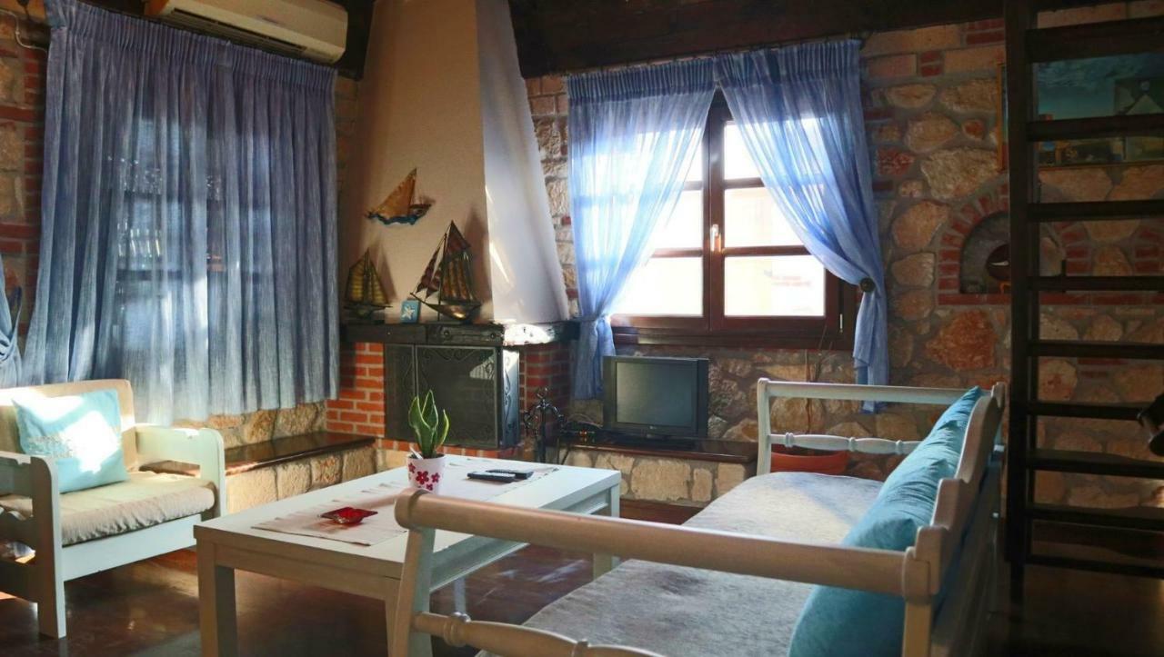 Stone House Andromeda Villa Psakoudia Ngoại thất bức ảnh